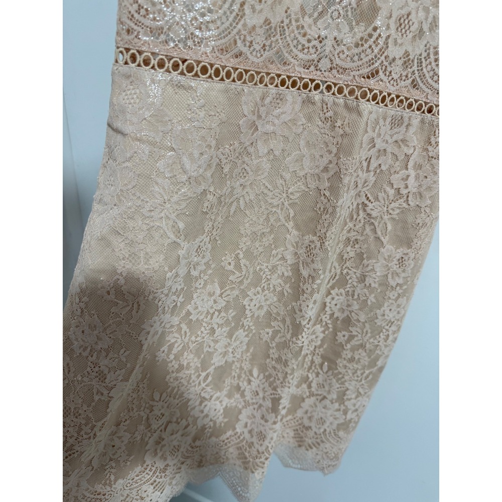 Victoria's Secret Slip Dress Lace Trimmed Cutout Waist Lingerie Medium - Picture 5 of 8
